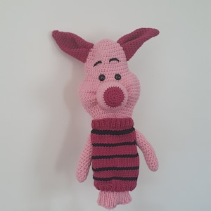 Hand cover, piglet head cover, cute piglet golf club protector.