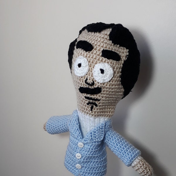 hand kint Randy Marsh from sout park golf club cover, hand crocheted golf clup cover