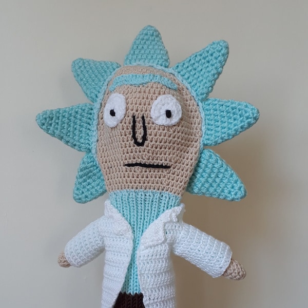 Golf club protector inspired by Rick and Morty,Rick Sanchez golf club cover,hand crocheted golf club cover