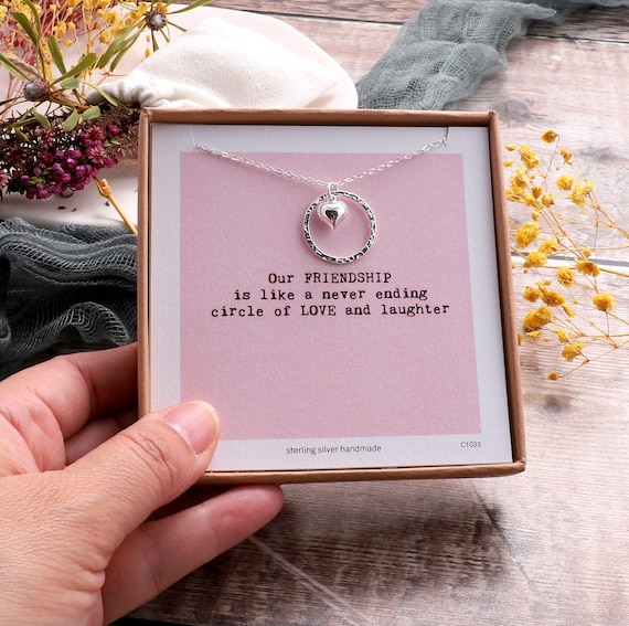 Friendship circle necklace best sale