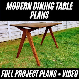 Modern Dining Table Plans