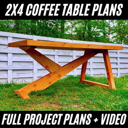 Modern Dining Table Build Plans Etsy