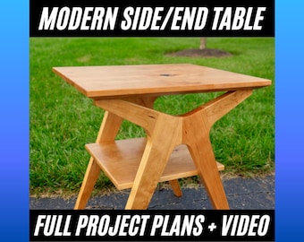 Modern End/Side Table Plans