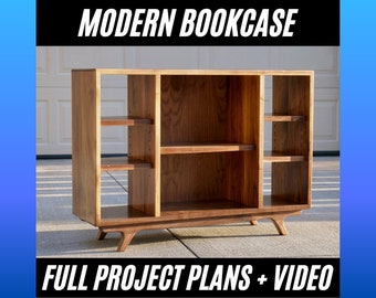 Modern Bookcase Plans