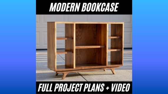 Modern Bookcase Plans