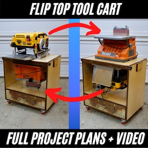 Flip Top Tool Cart Plans