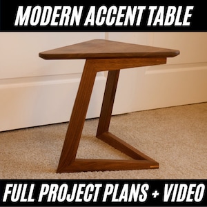 Modern Accent Table Plans