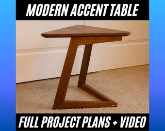 Planos de mesa de acento moderno