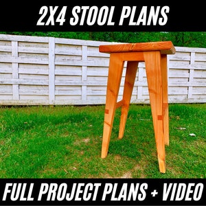 Moderne 2x4 Hocker Pläne