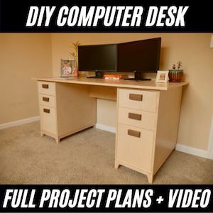 DIY Computer Desk Plans