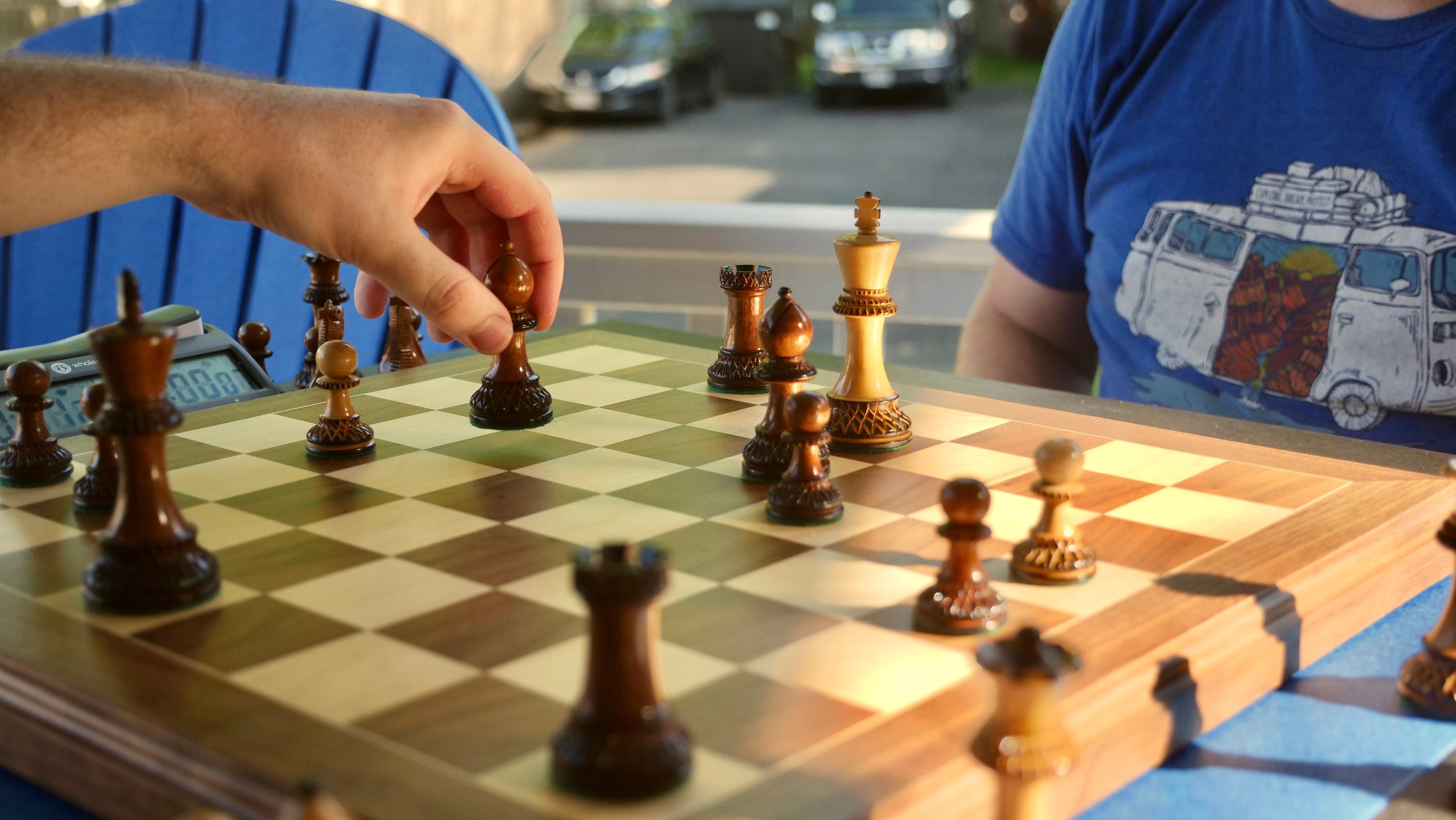 wooden chess board build