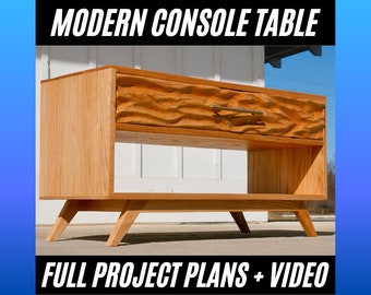 Plans de table de console modernes