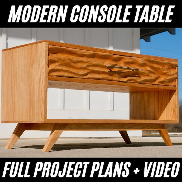 Modern Console Table Plans