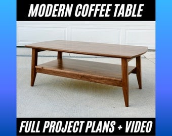 Modern Coffee Table Plans
