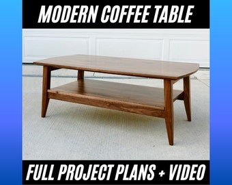 Modern Coffee Table Plans