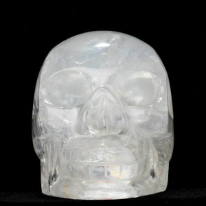 2" Natural Hand Carved Crystal Skull