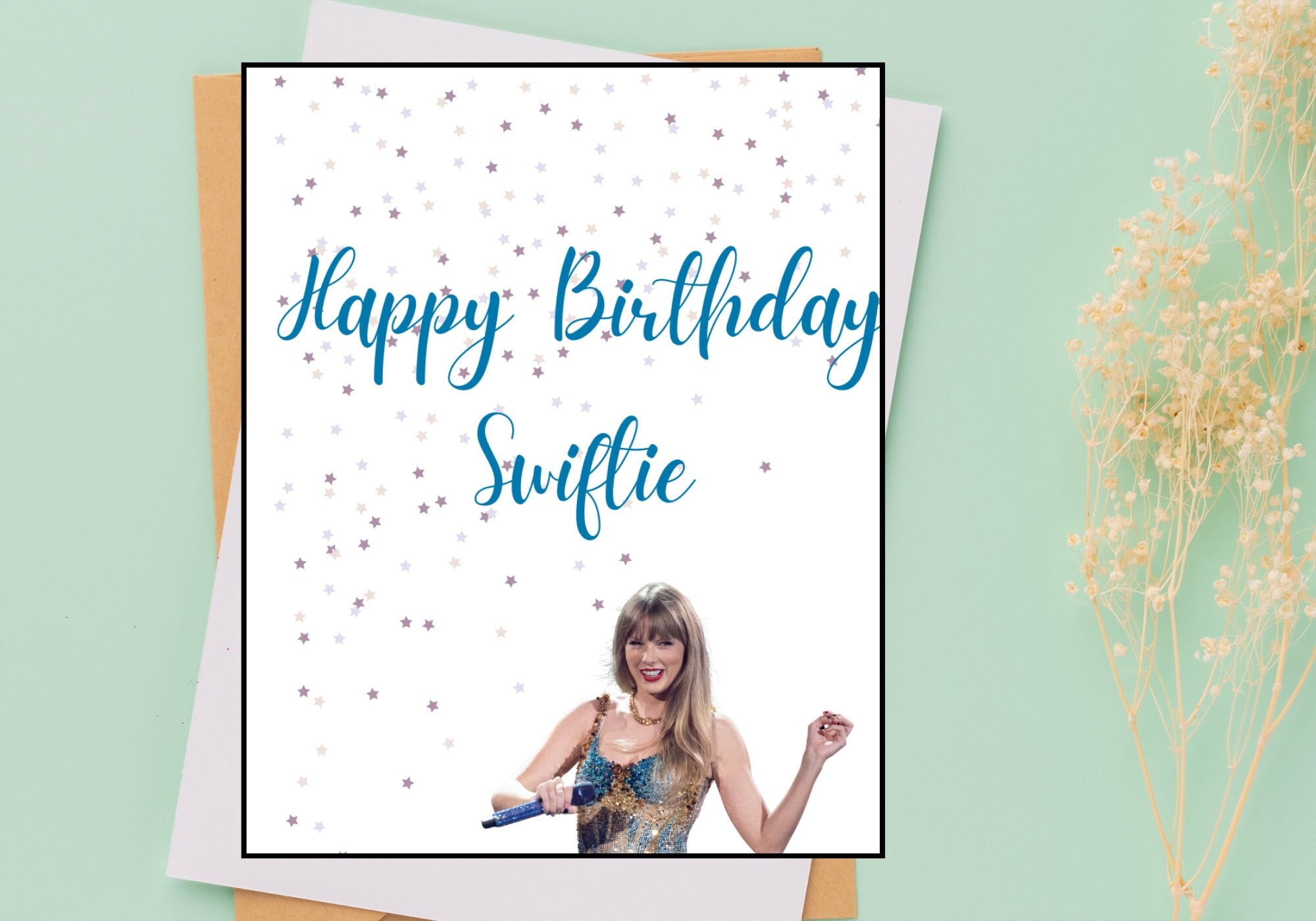 Happy Birthday Swiftie, Printable Birthday Card, Birthday Card, Swiftie ...
