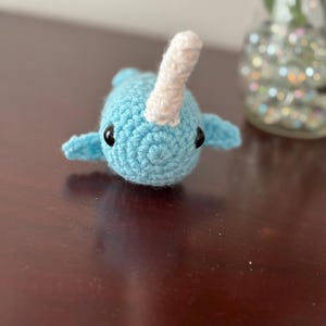 Mini Narwhal Amigurumi Stuffed Animal