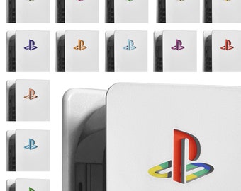 Retro Playstation Logo Console Vinyl Sticker Decal Underlay for PlayStation 5 Console