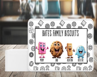 Cartoon Biscuit Characters: Sublimation Designs Set (JPEG, PNG)