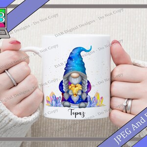 Birthstone Gonk Gnomes Digital Design Set of 24 Sublimation Ready Instant Download JPEG and PNG Files