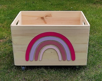 Toy Box Rainbow Toy Storage