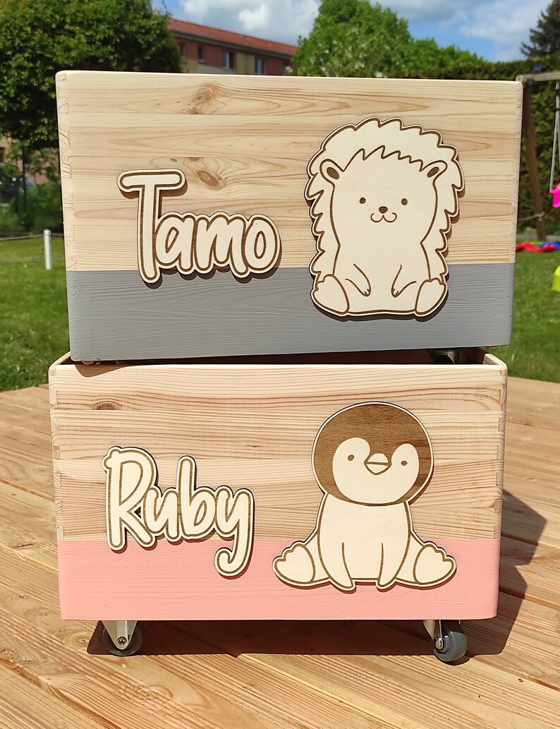 Toy Box / Book Box Personalized image 2