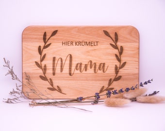 Personalized breakfast board / snack board birch wood