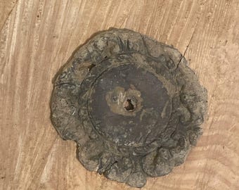 Bridle Decor Brooch Post Medieval Lead 60mm. Brooch Pin for clothes UK Coin Hunters