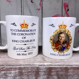 HM King Charles 3 (6 May 2023) official portrait commemorative coronation cup-Mug - 11oz AAA grade Ceramic presentation boxed cup -Wholesale