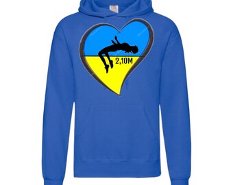 Ukraine High Jump Hoodies World Record 2,10M Yaroslava MAHUCHIKH
