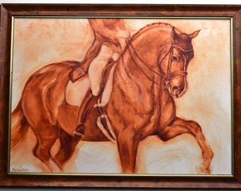 Valegro by Tatiana Babinich Ukrainian artist from Kharkiv, original oil painting on canvas