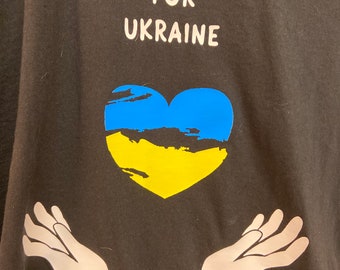 Pray For Ukraine T-Shirts colours and sizes available unisex - Fruit of Loom original S M L