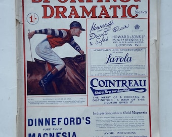 the illustrated Sporting And Dramatic News 23 August 1930 - Old Magazine