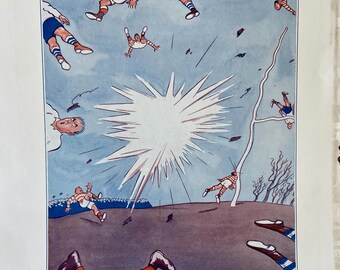 The Ball That Burst Bateman And Bovril Keeps You Going ISDN 1927 Rugby