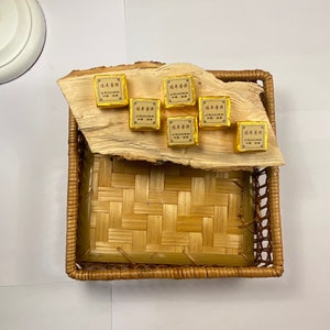 Puerh Tea Bricks 6g 2003 Black Earthy Puerh Gold Bricks