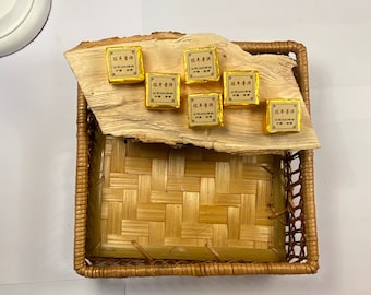 Puerh Tea Bricks 6g 2003 Black Earthy Puerh Gold Bricks