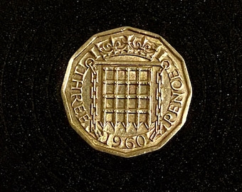 1960 Three Pence Coin. XF30 Condition. Sealed Capsule. UK Coin hunter