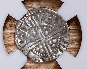 1260 Henry 3rd Silver Penny Spink: 1367a Class 5a2. Fine. Slabbed Sealed Capsule with provenance. Genuine from UK Coin Hunters.