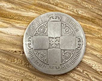 Queen Victoria Florin .925 Silver Coin. Sealed Capsule. Grade FR2 Uk Coin Hunt 119344