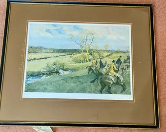Atherstone hunt by Lionel Edwards Pencil signed c.1930 framed & mounted