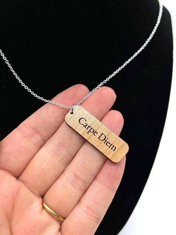 Carpe diem jewelry etsy outlet