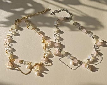 Little Fae geelroze ketting