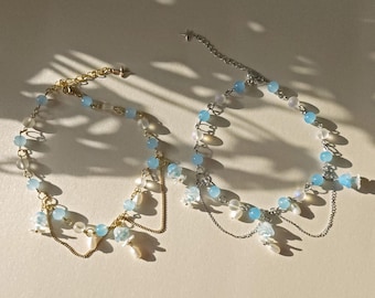 Kleine Blauwe Fae Ketting