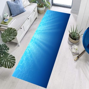 Tapis de mer, tapis de sable de mer, tapis de plage, tapis de coureur de plage, tapis de coureur, tapis nautique, tapis d&#39;été, tapis d&#39;océan, tapis décoratif marin, tapis de coureur d&#39;été, cadeau d&#39;été