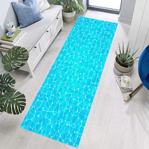 Tapis de mer, tapis de sable de mer, tapis de plage, tapis de coureur de plage, tapis de coureur, tapis nautique, tapis d&#39;été, tapis d&#39;océan, tapis décoratif marin, tapis de coureur d&#39;été, cadeau d&#39;été