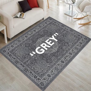 GREY Dream Oslo Grey Rug, GREY Rug, Grey Pattern, Grey Classic, Dark Grey Rug, Modern Room Rug, Grey, Living Room Rug, Area Rugs, Office Rug