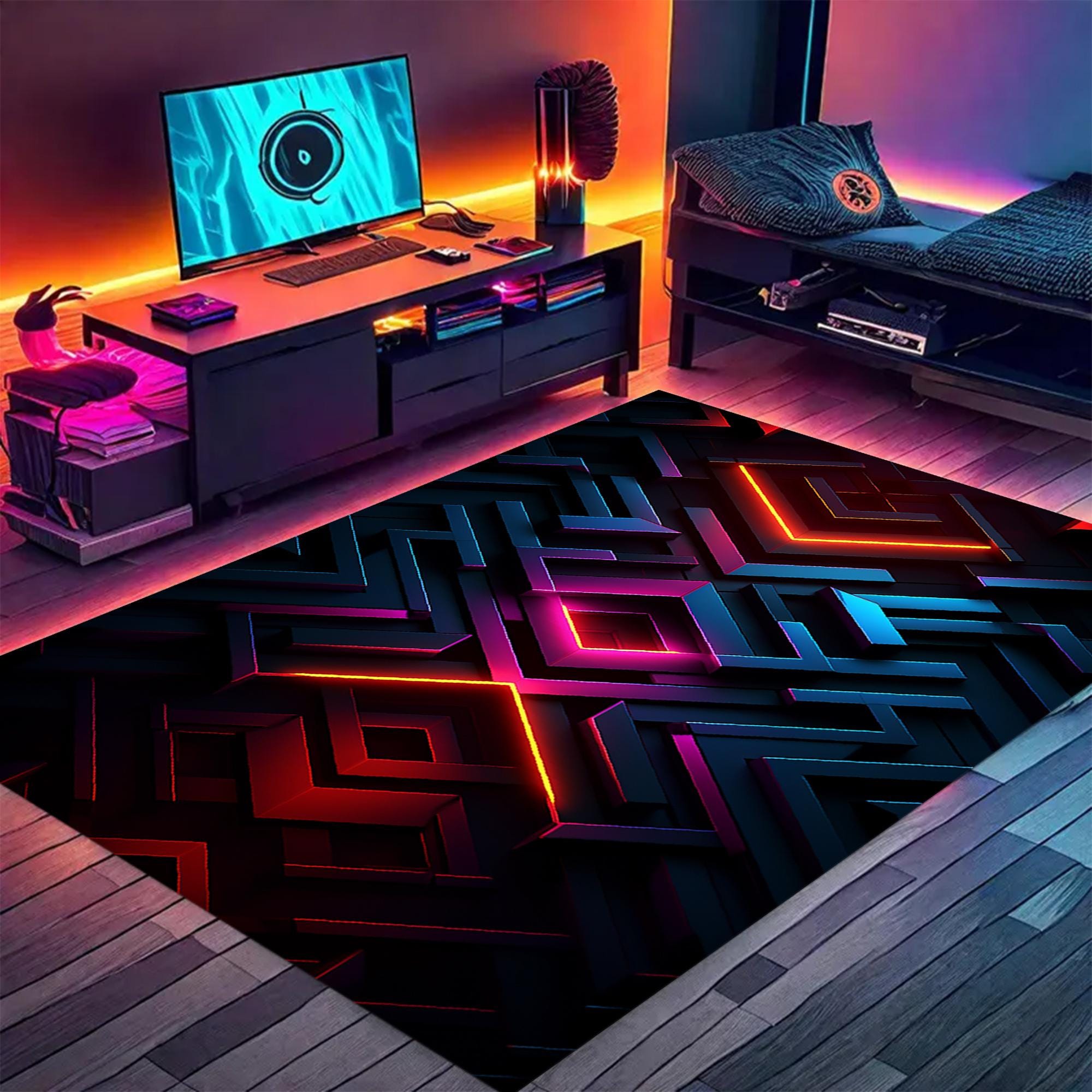 Playstation Rug - Etsy