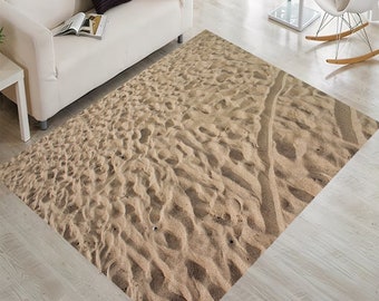 Sea Sand Rug, Beach Rug, Sea Rug, Sea Sand,Nautical Rug,Ocean Rug,Summer Rug,Sandy Beach Rug,Sea Decor Rug,Wave Rug,Beach Carpet,Summer Gift