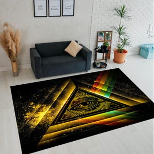 Egypt Rug, Egyptian Rug, Egyptian Style Rug, Antique Rug,Egypt Pattern Rug,Egyptian Art Rug,Anubis Rug,Ancient Rug,Horus Eye Rug,Rug,Teppich
